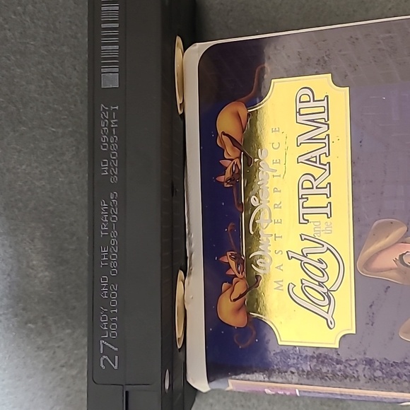 DISNEY Masterpiece Lady and the Tramp VHS with Cover - Picture 6 of 11